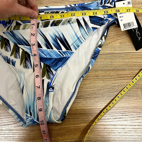 La Blanca Women's Too Cool Bikini Swim Bottom Separates Swimsuit (16, Blue) - Picture 4 of 5